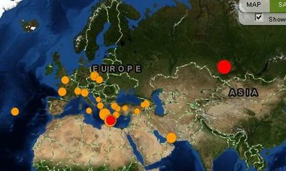 Вместе с Томском тряхнуло другие города